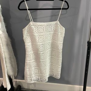 Zara white mini dress